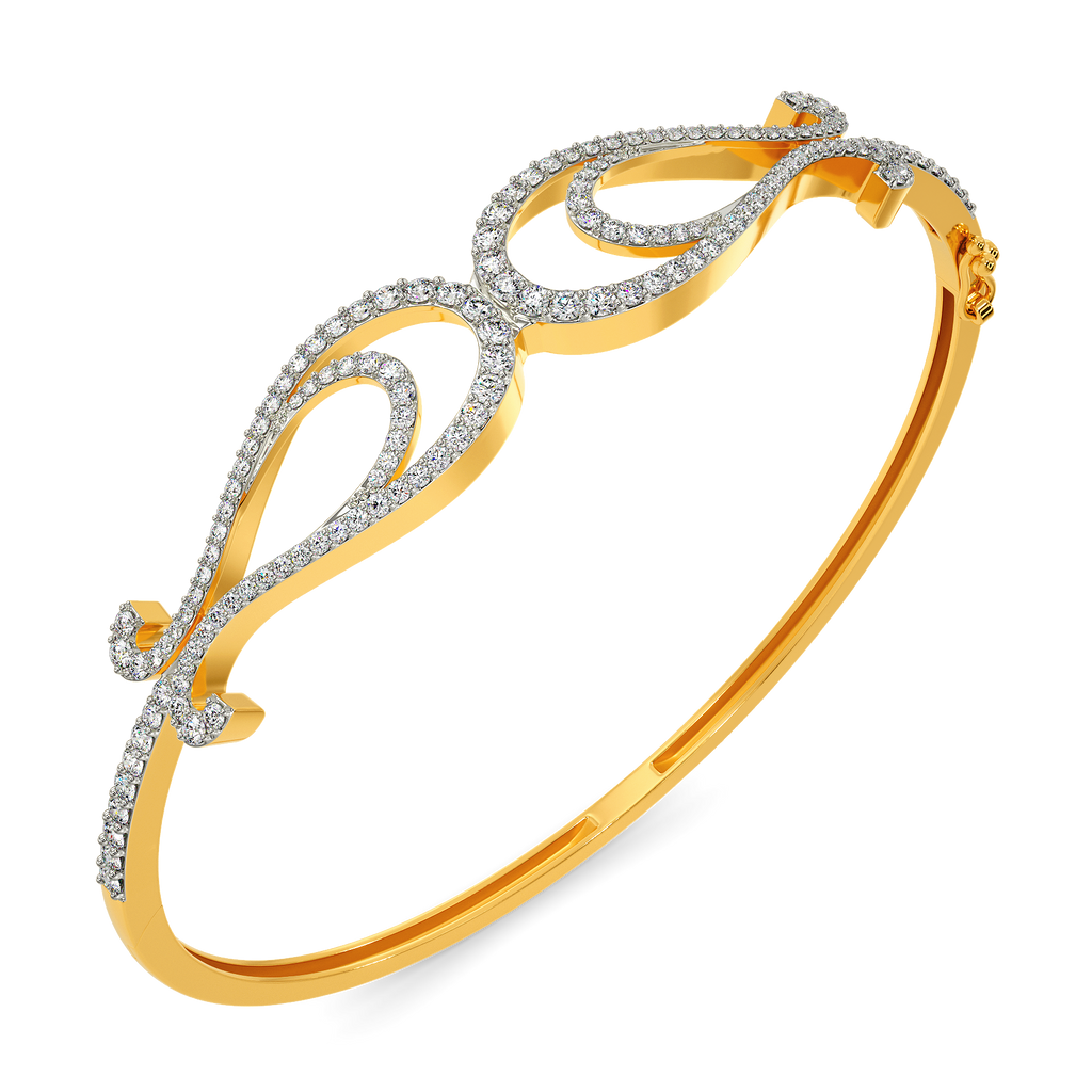 Power of the Ocean Diamond Bangles