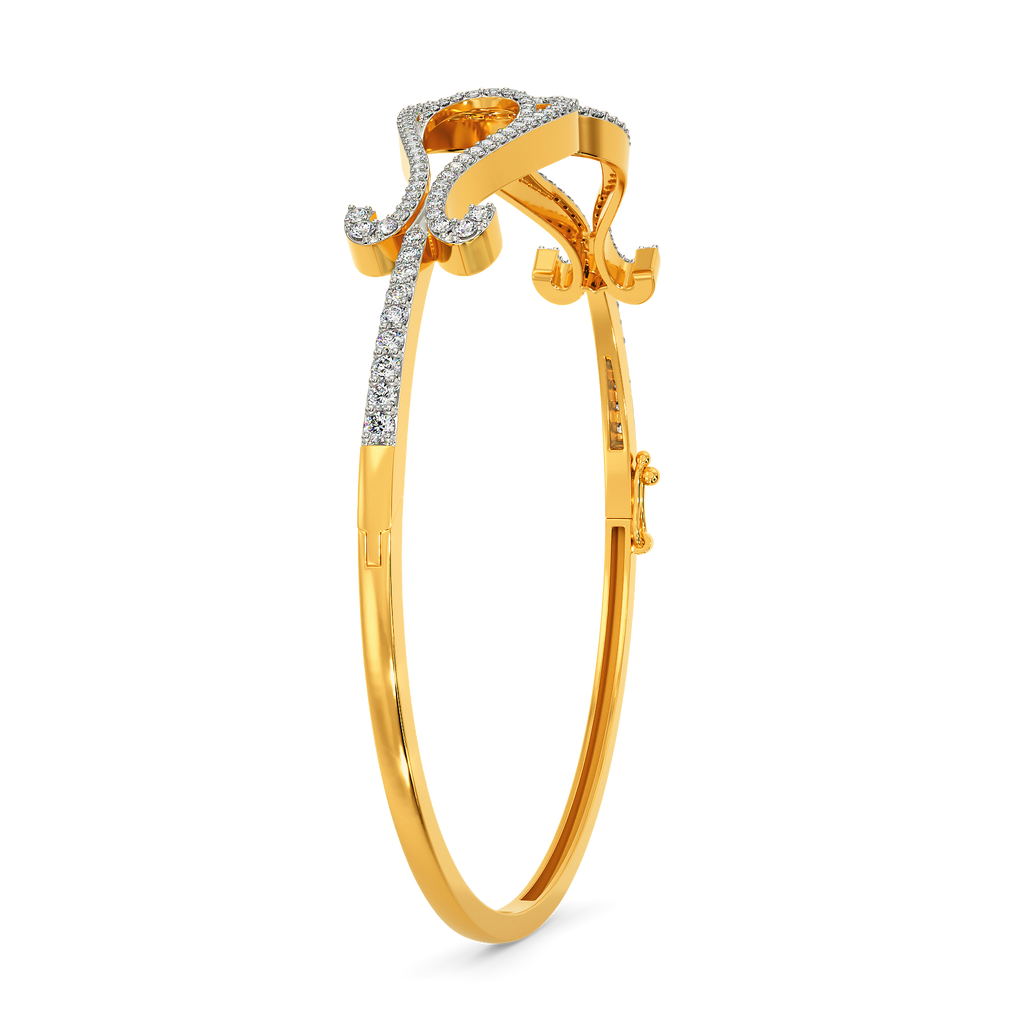Power of the Ocean Diamond Bangles