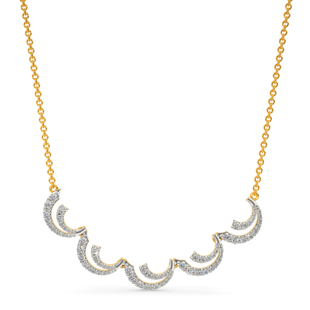 Drop of the Ocean Diamond Necklaces