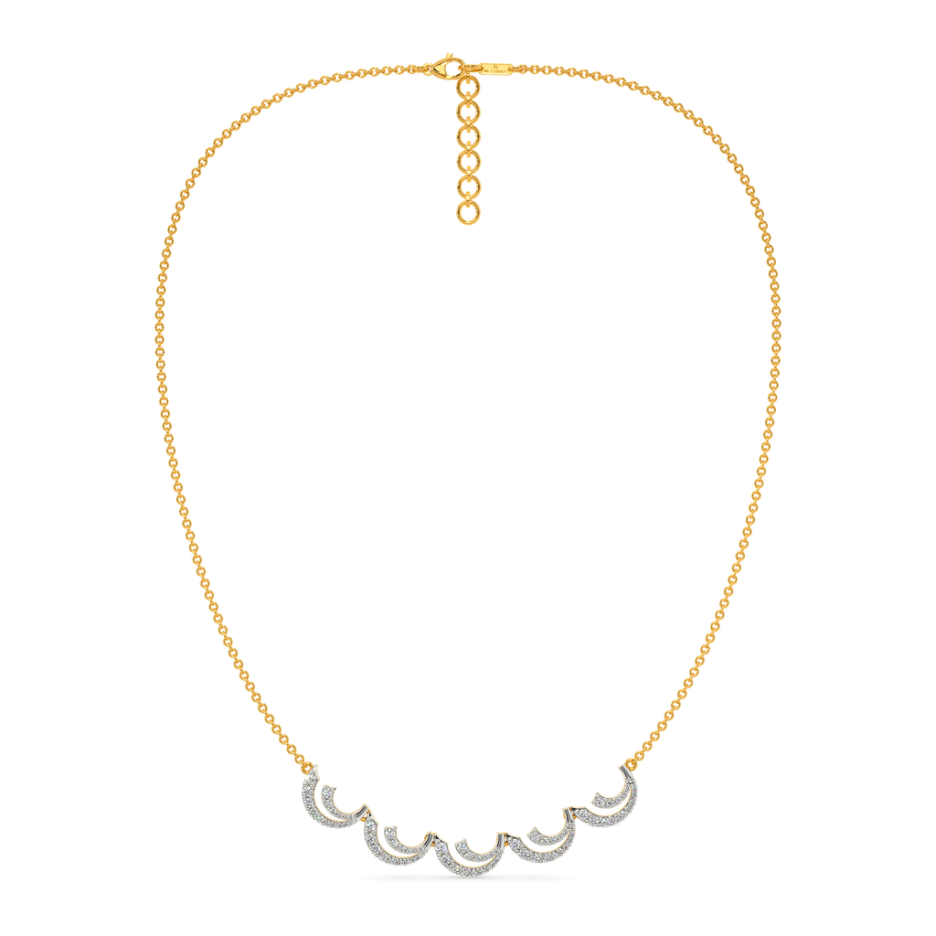 Drop of the Ocean Diamond Necklaces