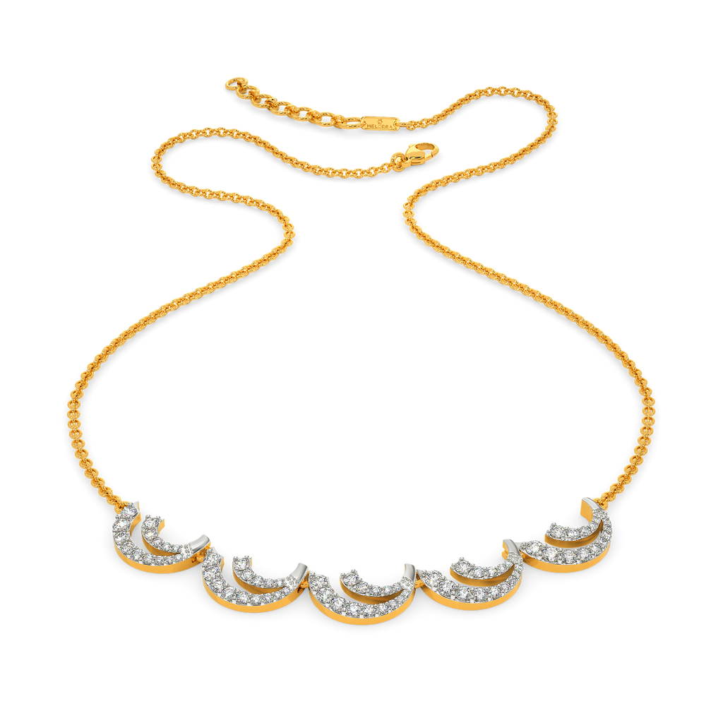 Drop of the Ocean Diamond Necklaces