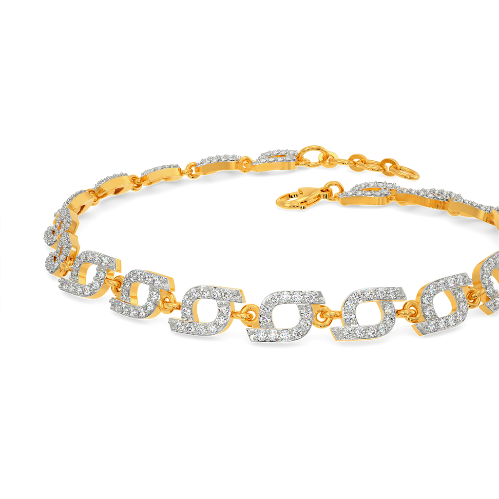 Print Nostalgia Diamond Bracelets