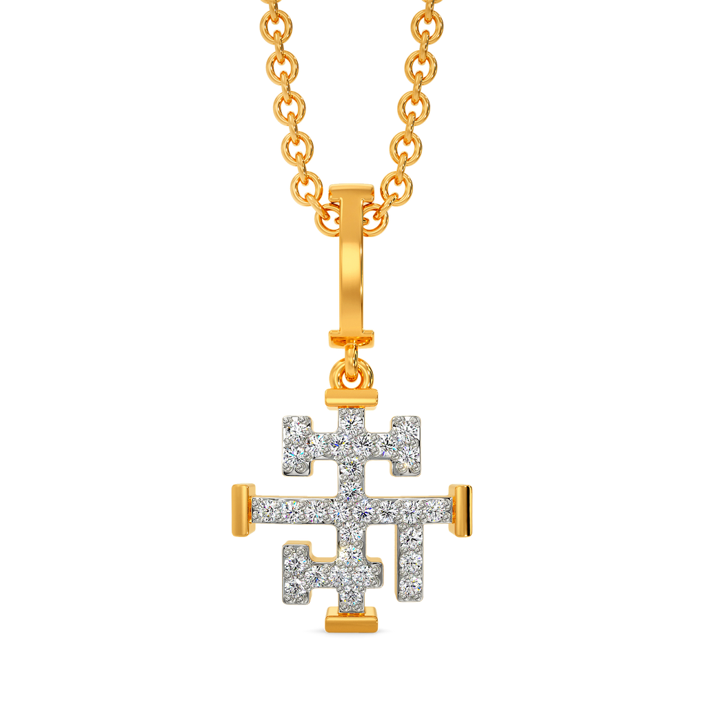Print Fusion Diamond Pendants