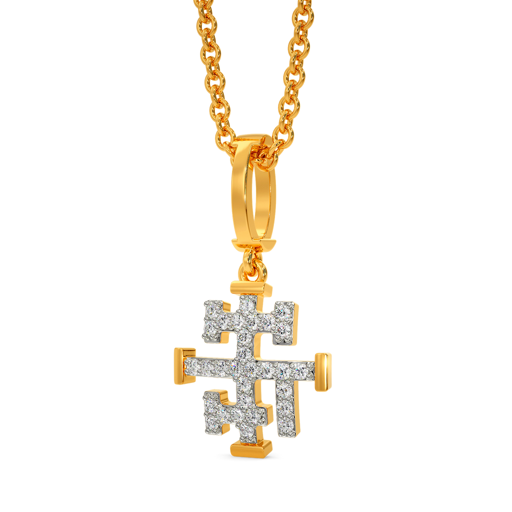 Print Fusion Diamond Pendants