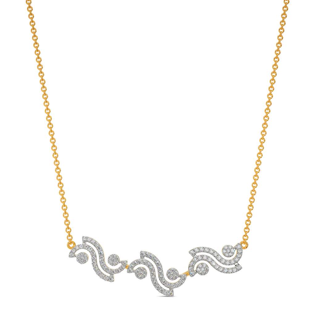Print Pops Diamond Necklaces