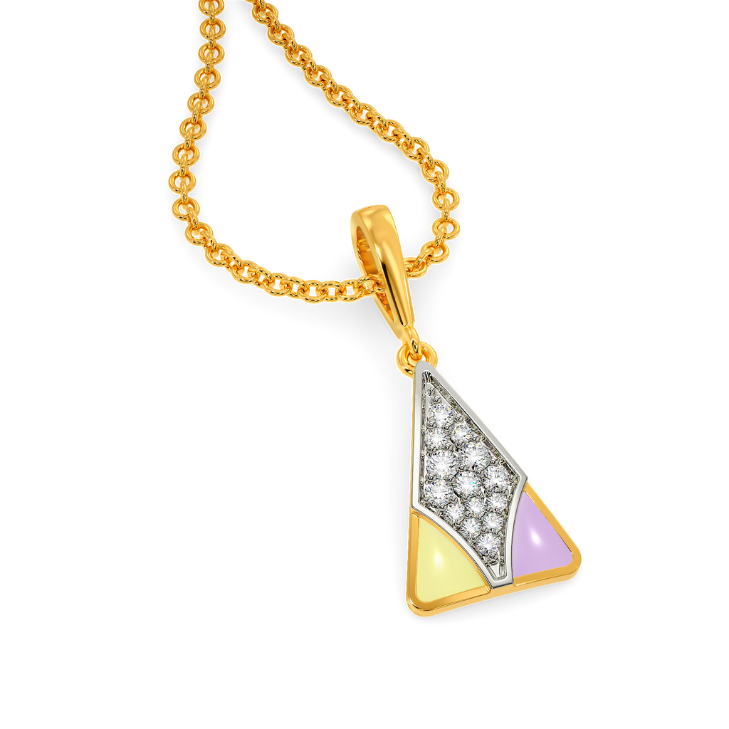 Scoop of Pastel Diamond Pendants