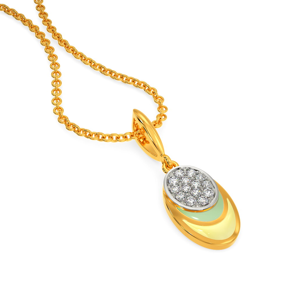 In a Scoop Mood Diamond Pendants