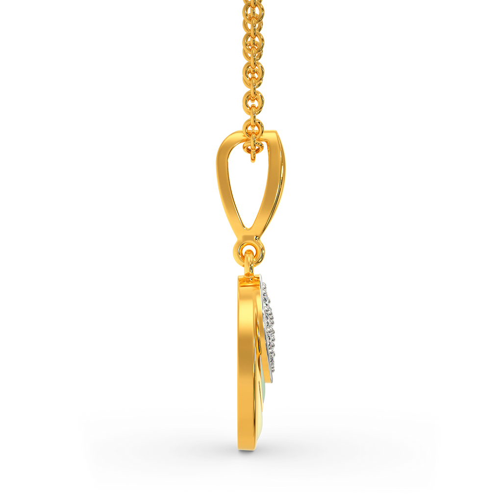 In a Scoop Mood Diamond Pendants