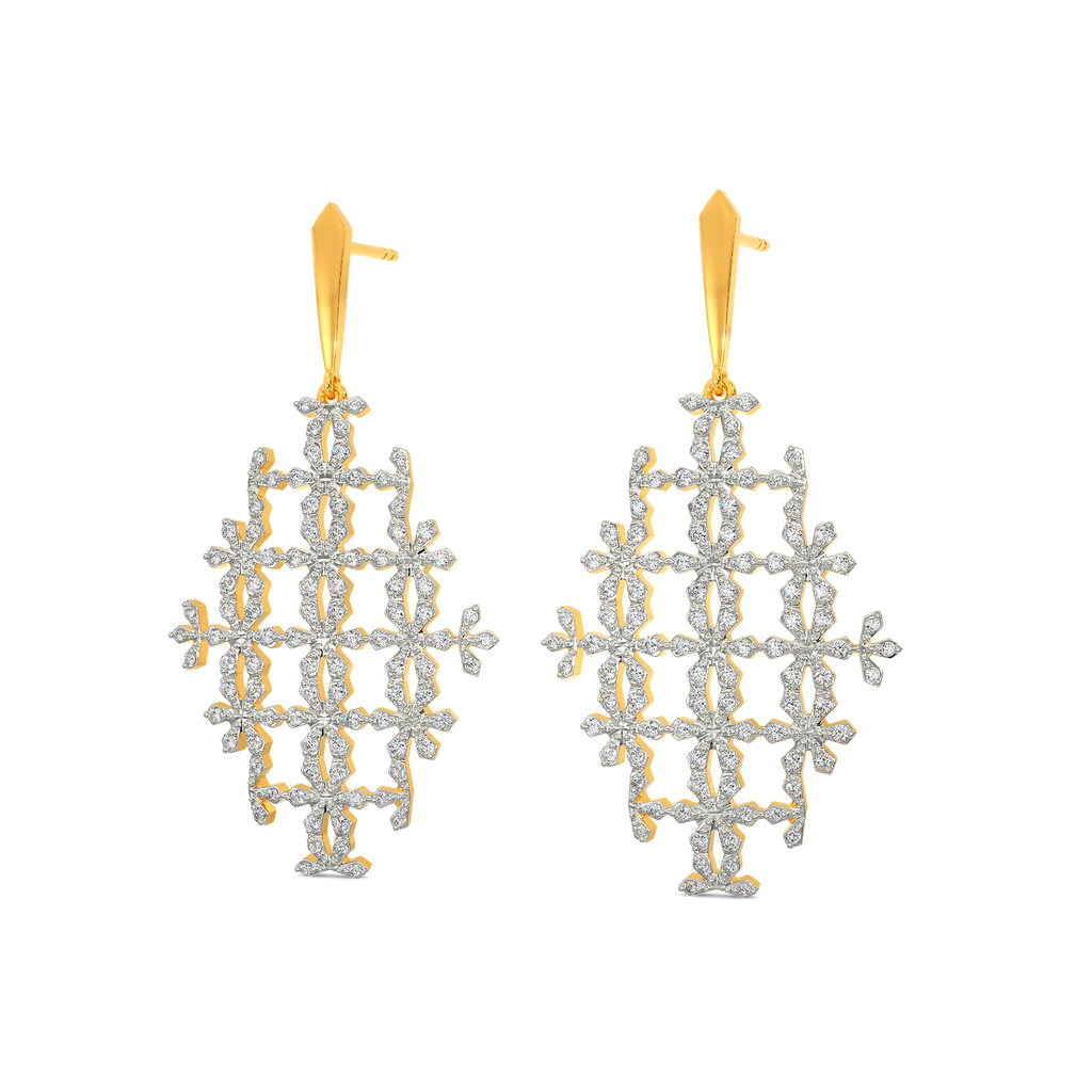 Ultimate Lacework Diamond Earrings