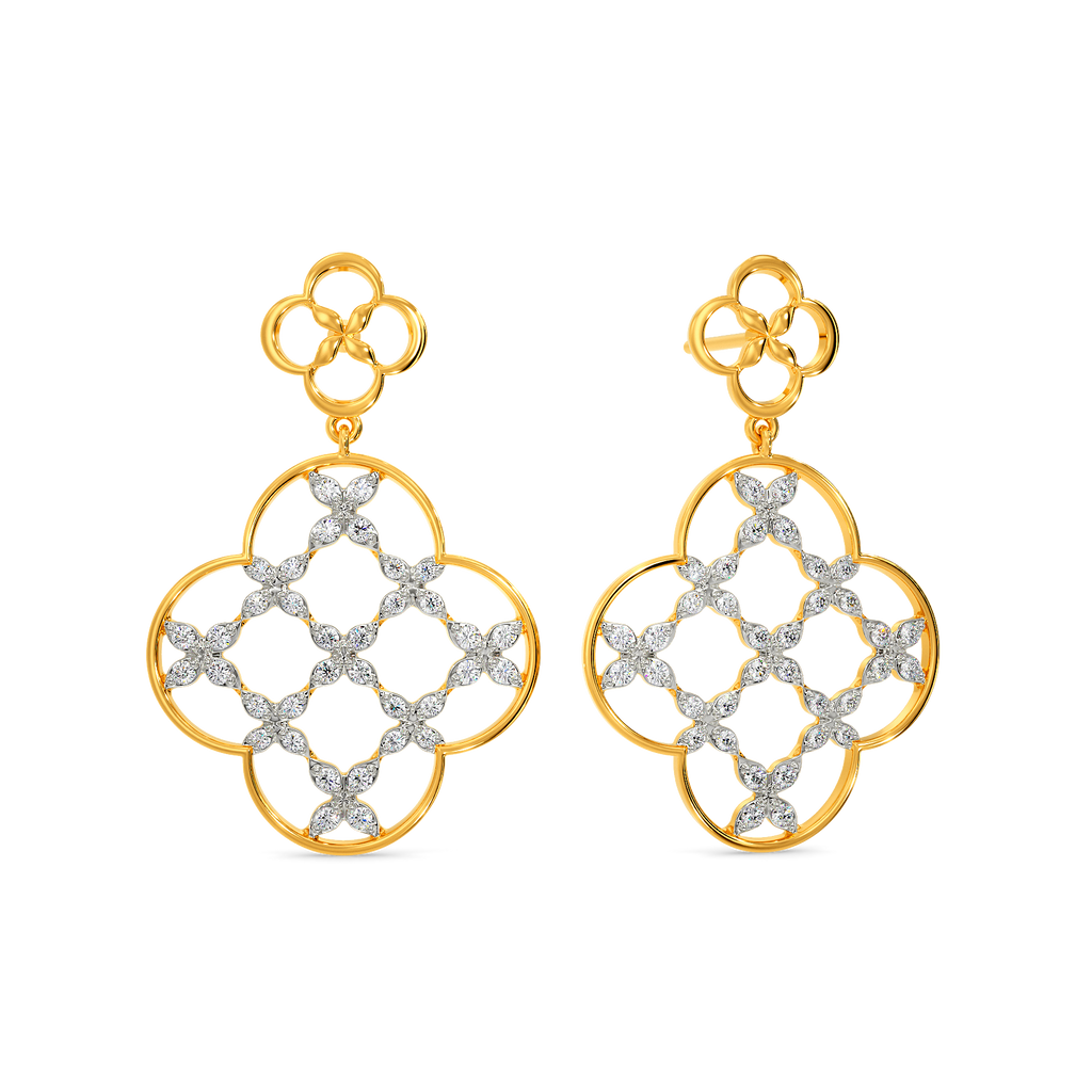 Lace Spark Diamond Earrings
