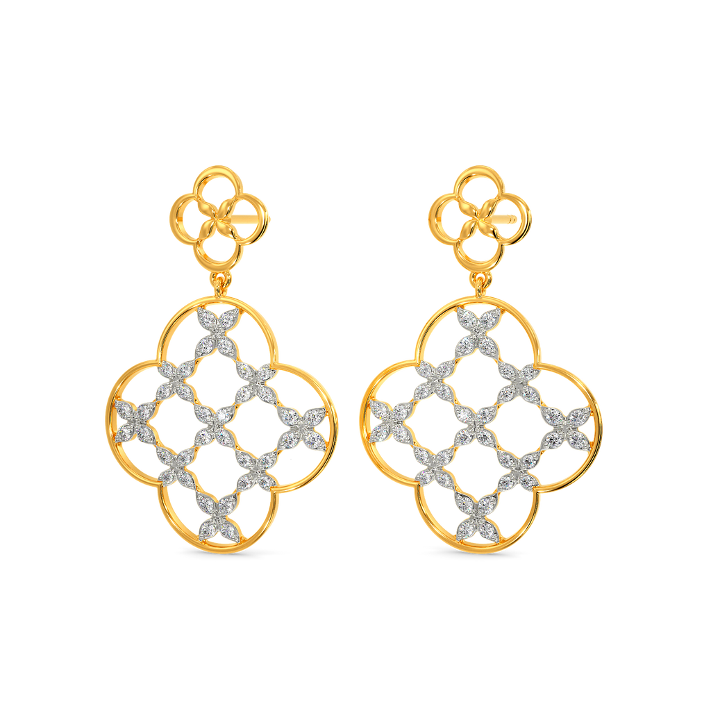 Lace Spark Diamond Earrings