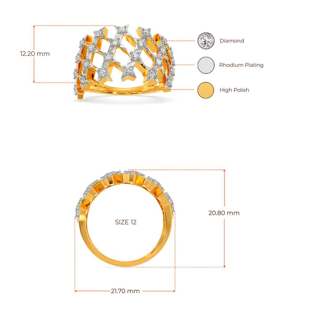 Case for Lace Diamond Rings