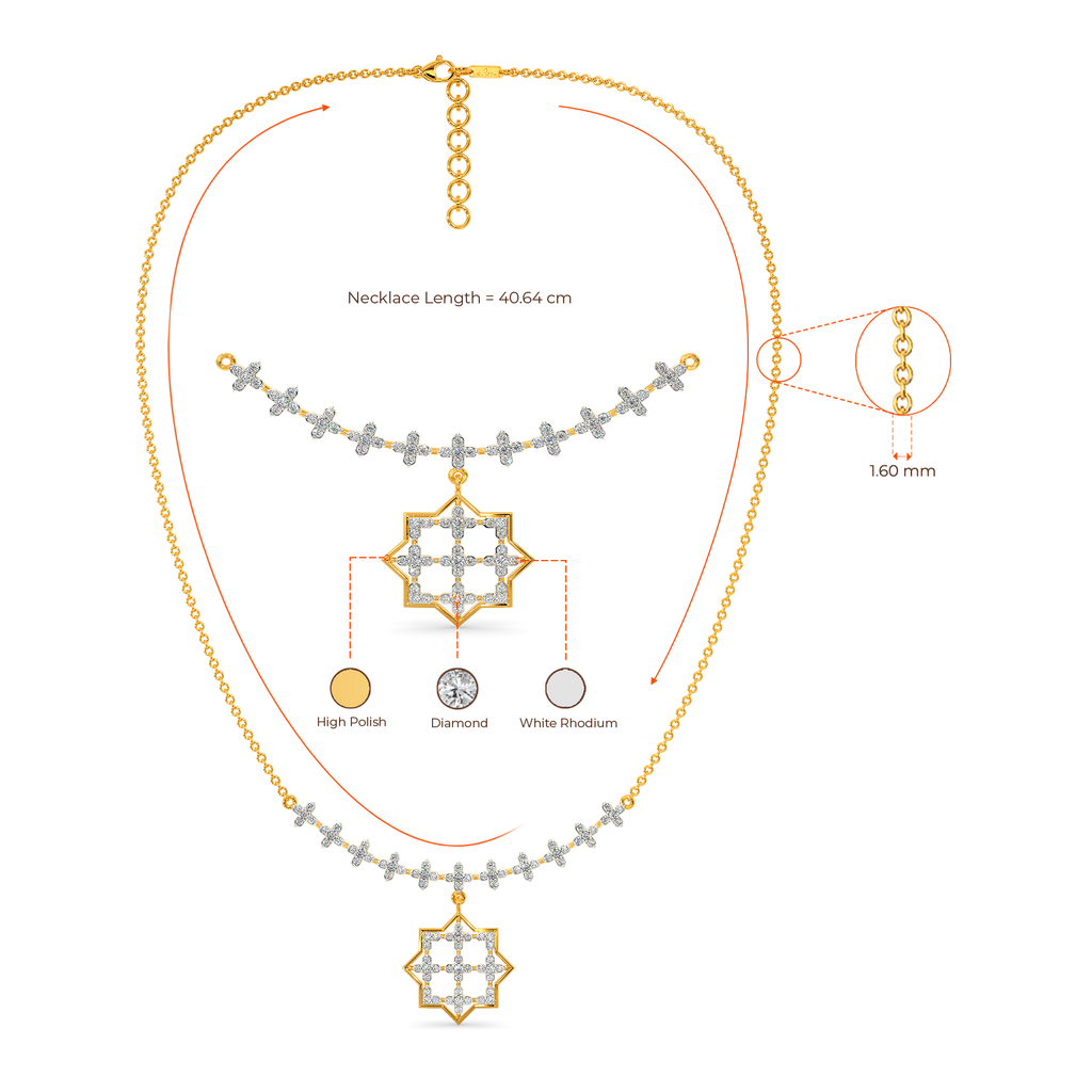 Lace Love Diamond Necklaces
