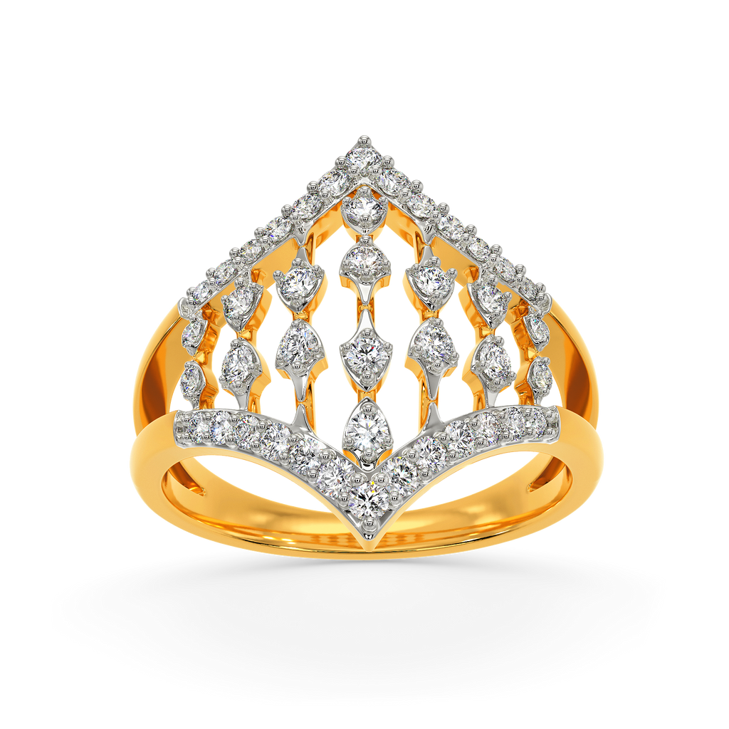 Sheer Lace Diamond Rings