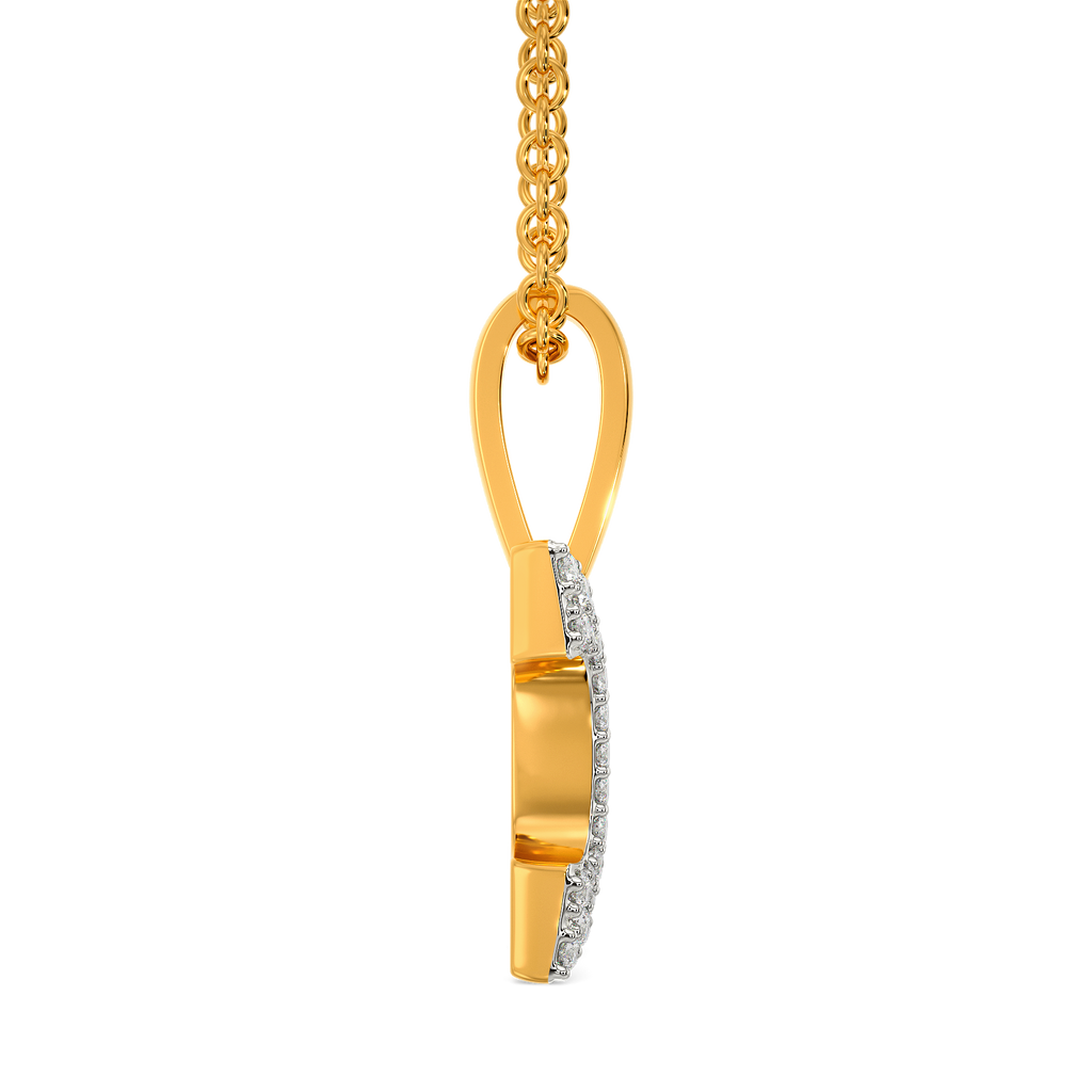 Grey Edged Diamond Pendants