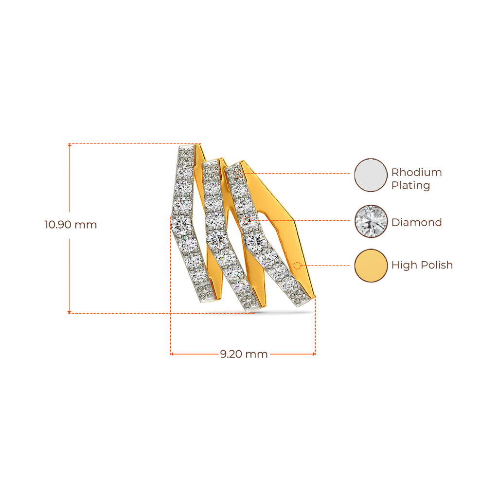 Volume Mania Diamond Earrings
