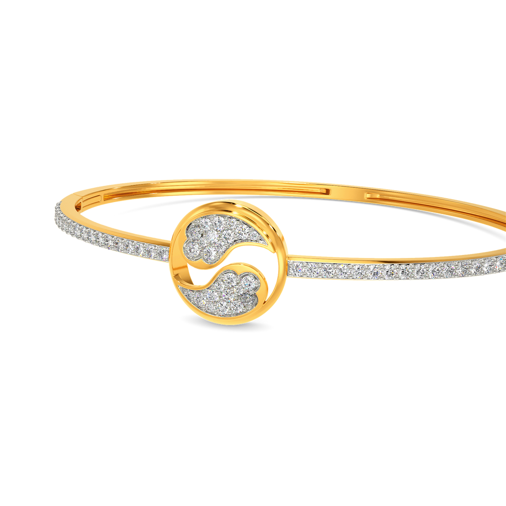 Smudged N Smokey Diamond Bangles