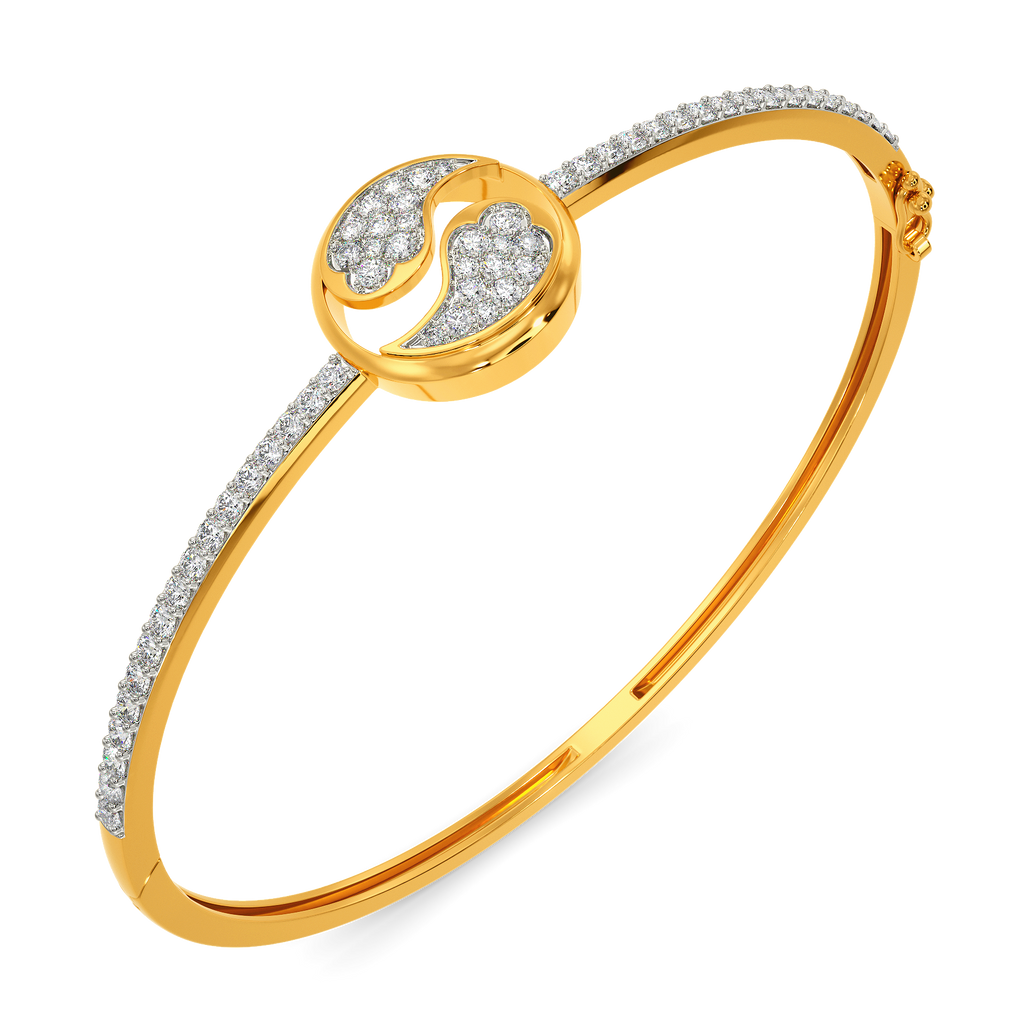 Smudged N Smokey Diamond Bangles