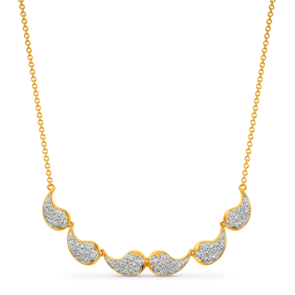 Smudged N Smokey Diamond Necklaces