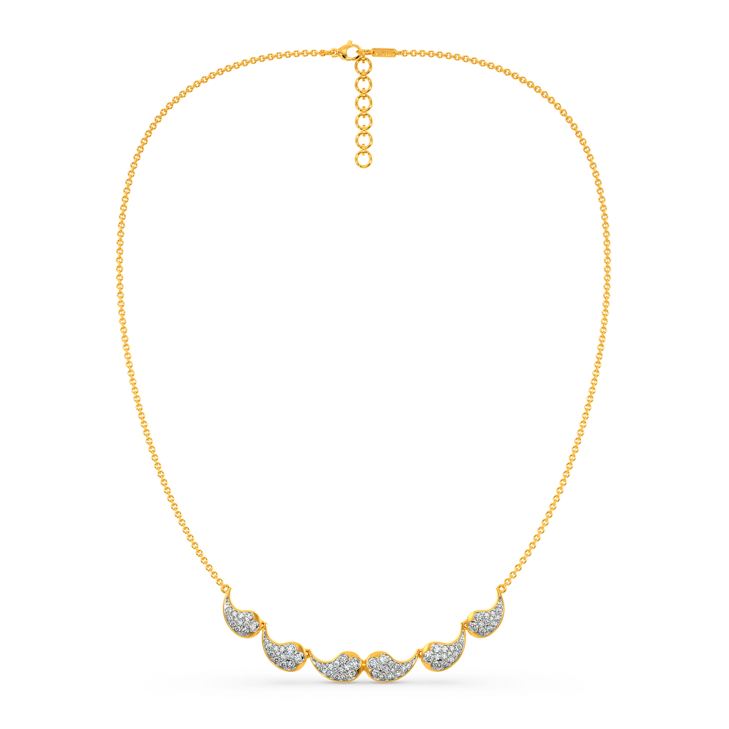Smudged N Smokey Diamond Necklaces