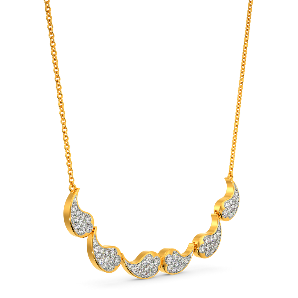 Smudged N Smokey Diamond Necklaces