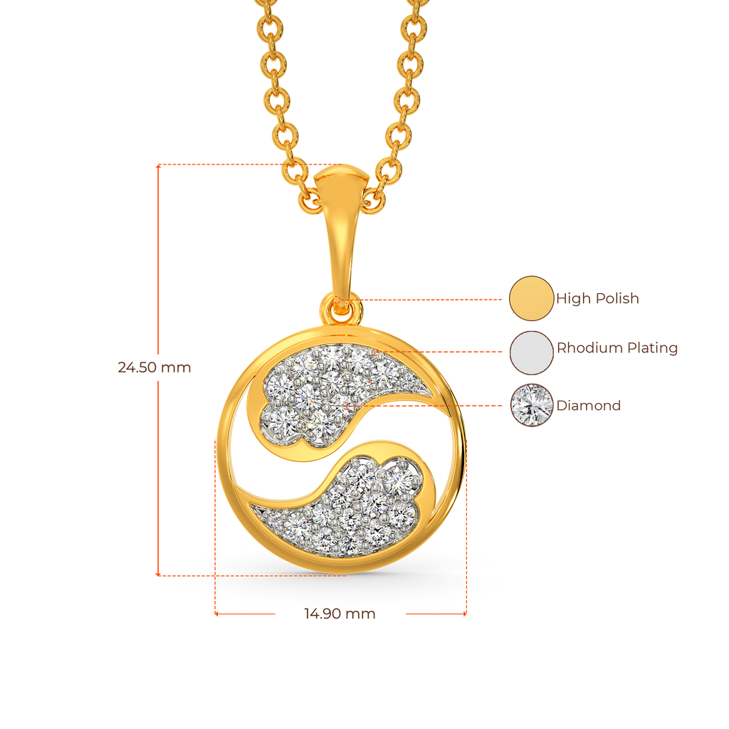Smudged N Smokey Diamond Pendants