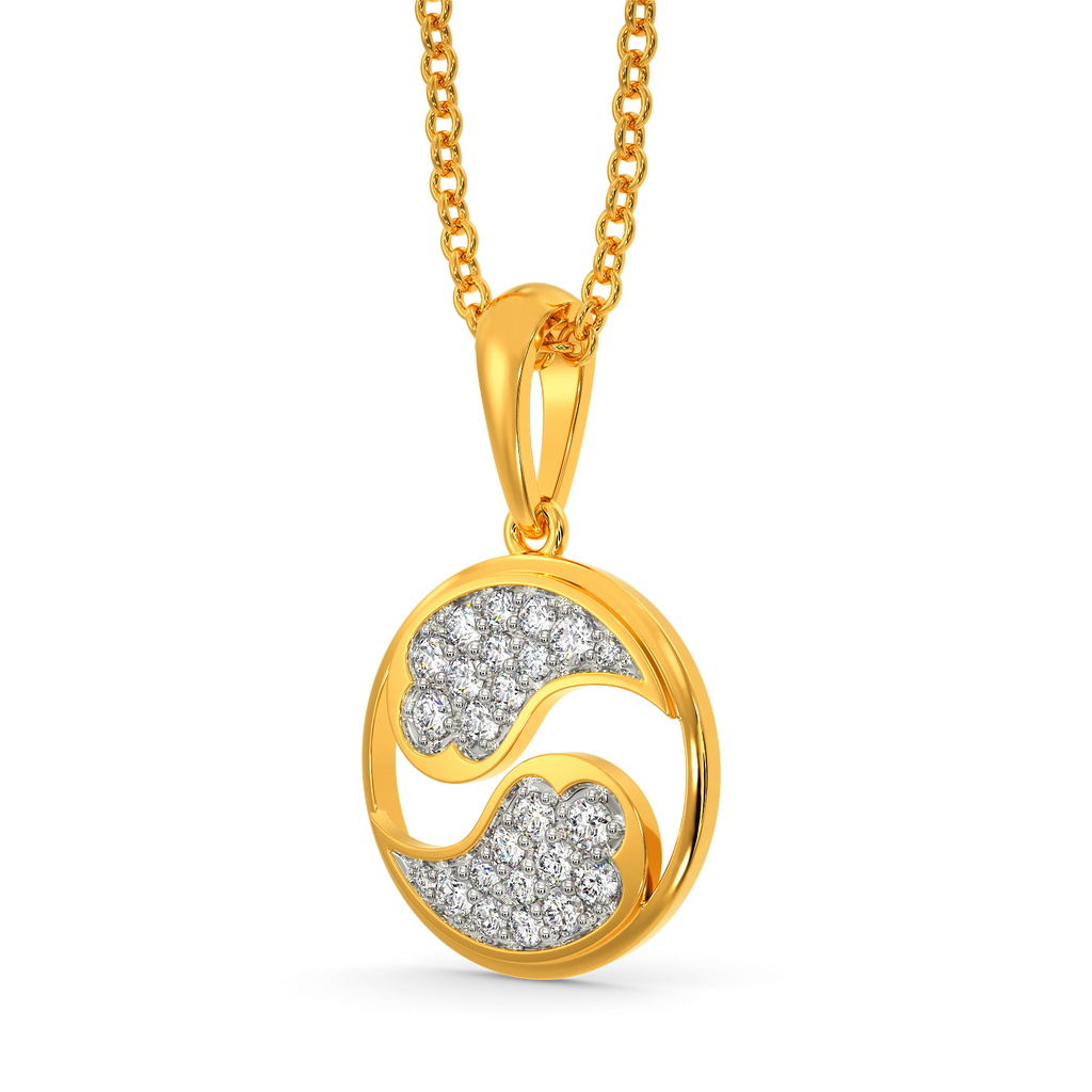 Smudged N Smokey Diamond Pendants