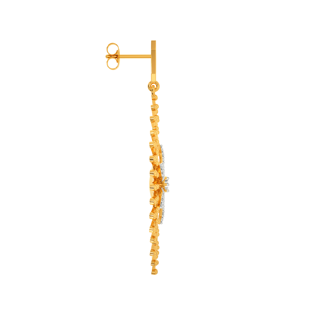 Beads Speak Diamond Earrings