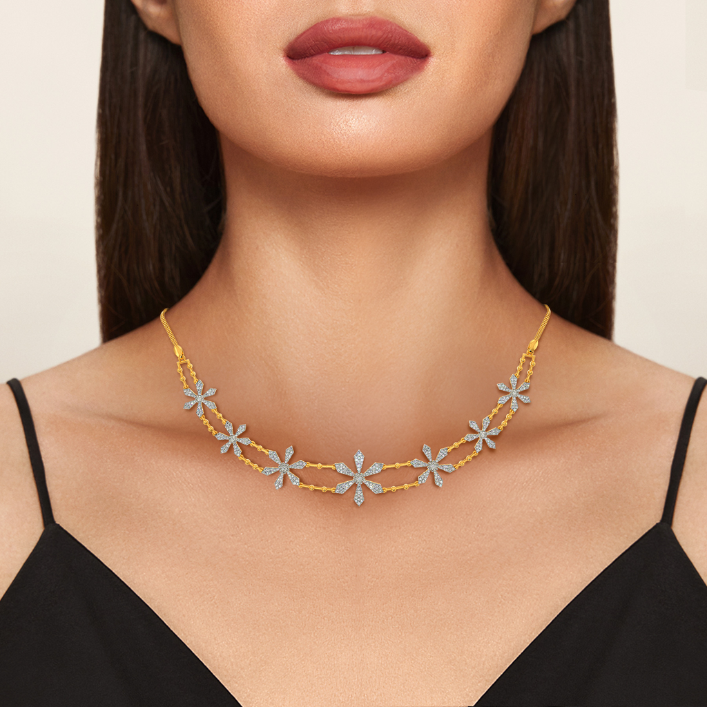 Beads Speak Diamond Necklaces