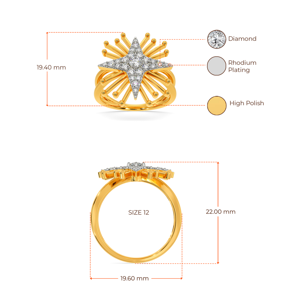 Just Beaded Diamond Rings