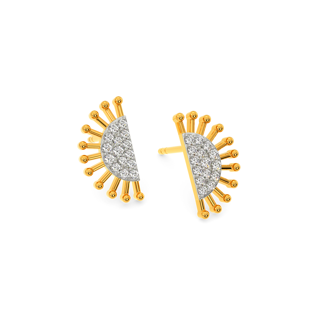 Beadazzled Diamond Earrings