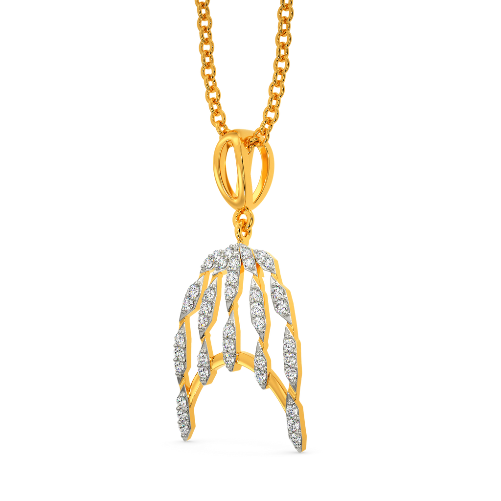 Futuristic Muse Diamond Pendants