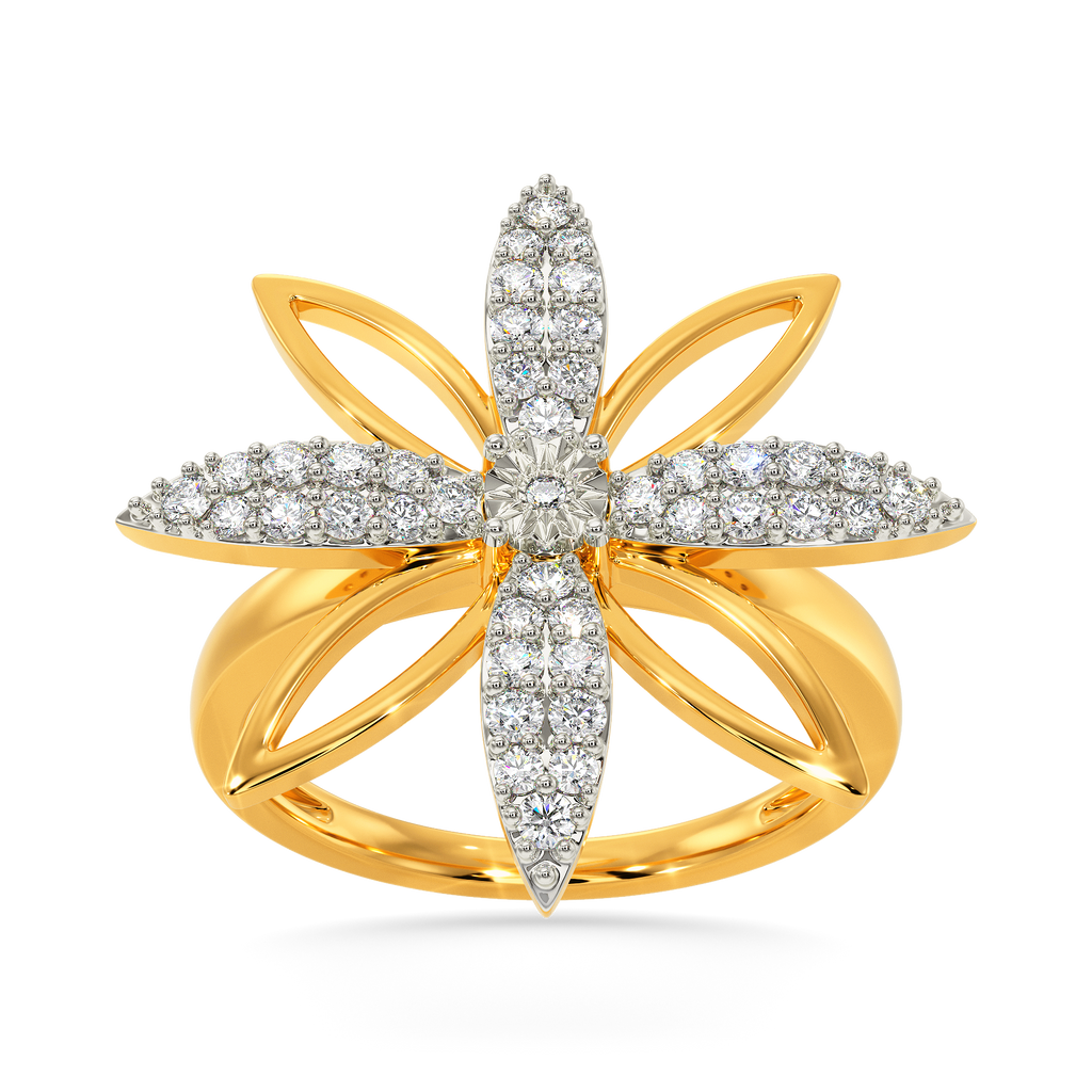 Dare to Bloom Diamond Rings