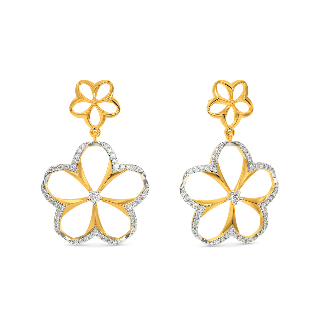 Bloom Like Magnolia Diamond Earrings