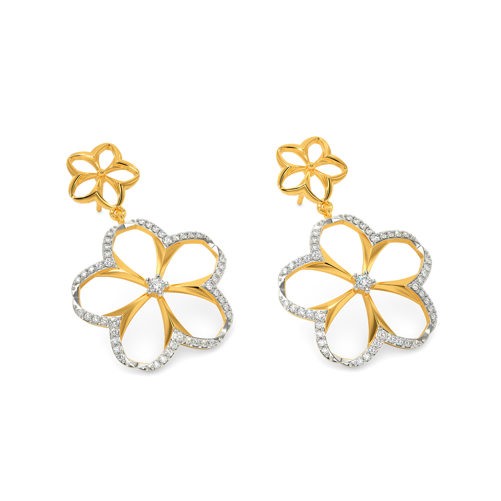 Bloom Like Magnolia Diamond Earrings