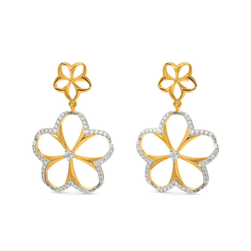 Bloom Like Magnolia Diamond Earrings