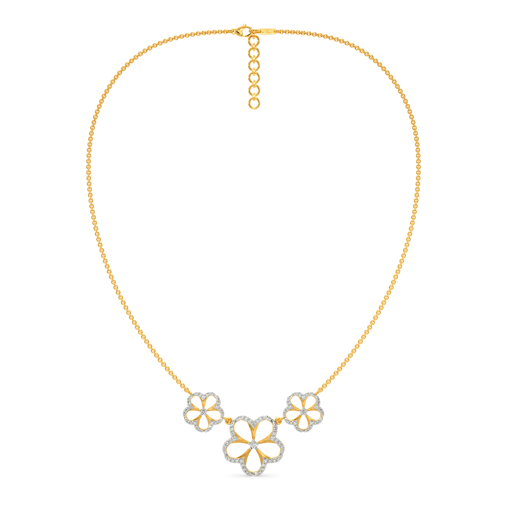 Bloom Like Magnolia Diamond Necklaces