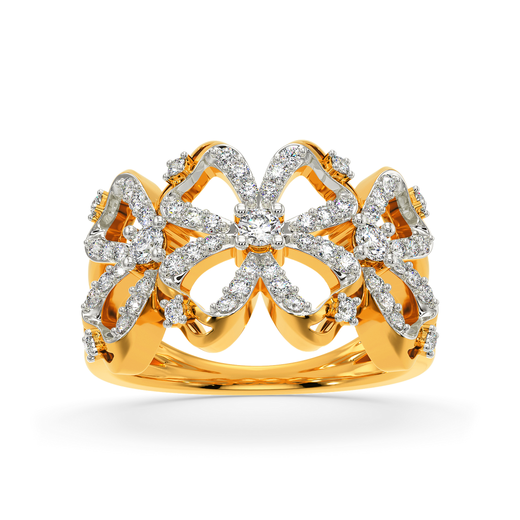 Mystic Bloom Diamond Rings