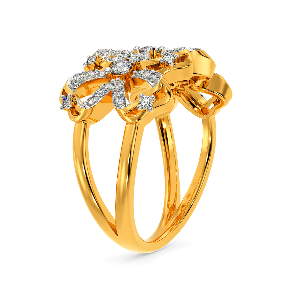 Mystic Bloom Diamond Rings