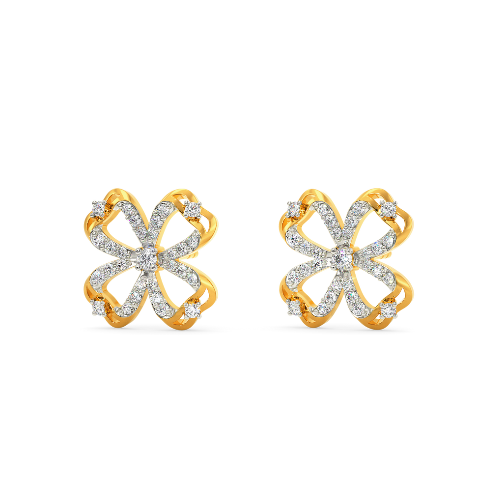 Mystic Bloom Diamond Earrings