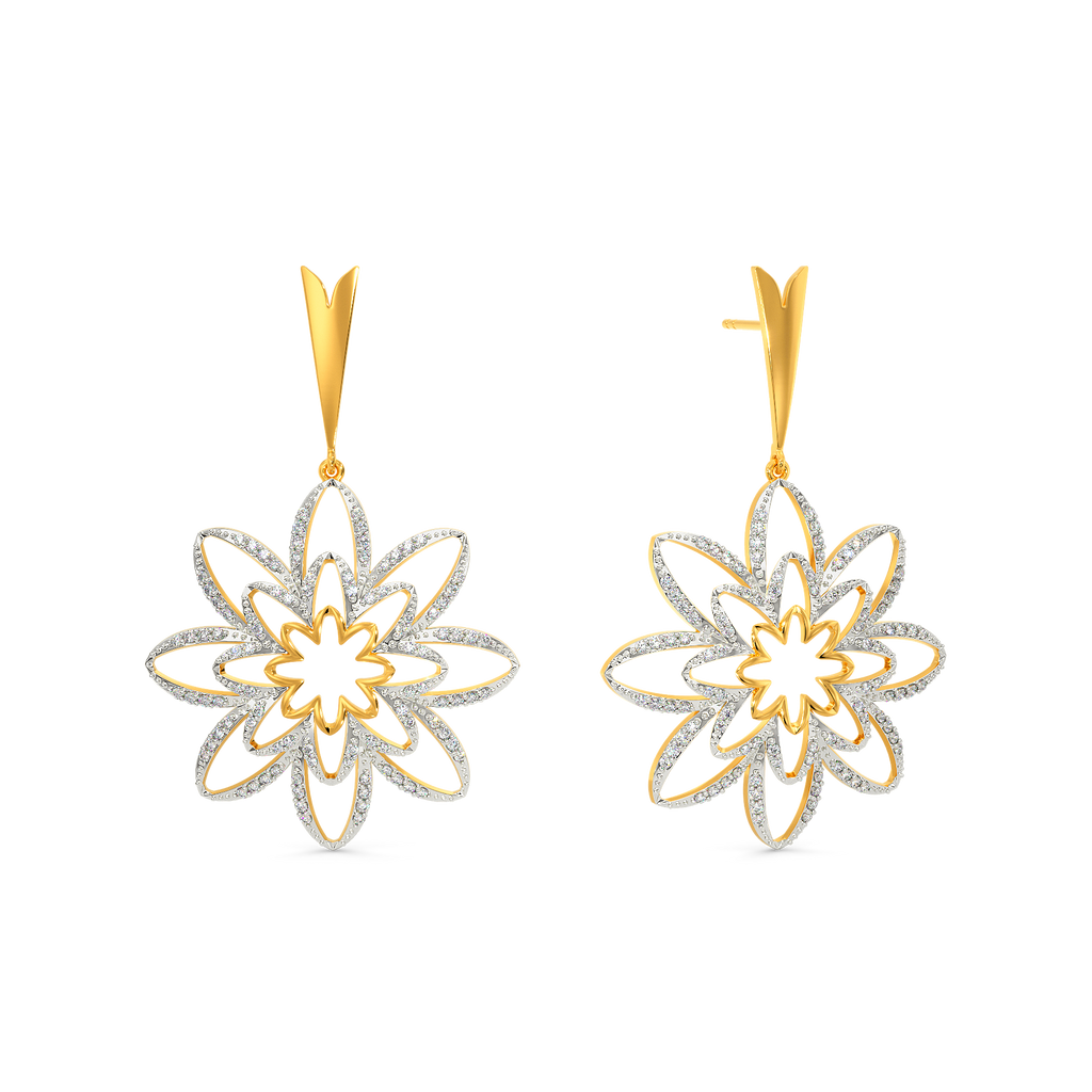 Blooms Party Diamond Earrings