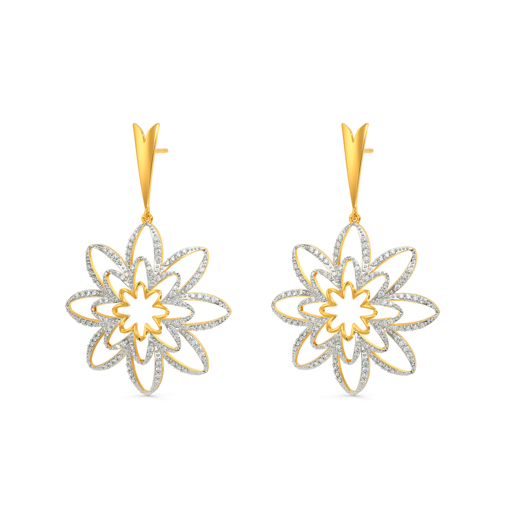 Blooms Party Diamond Earrings