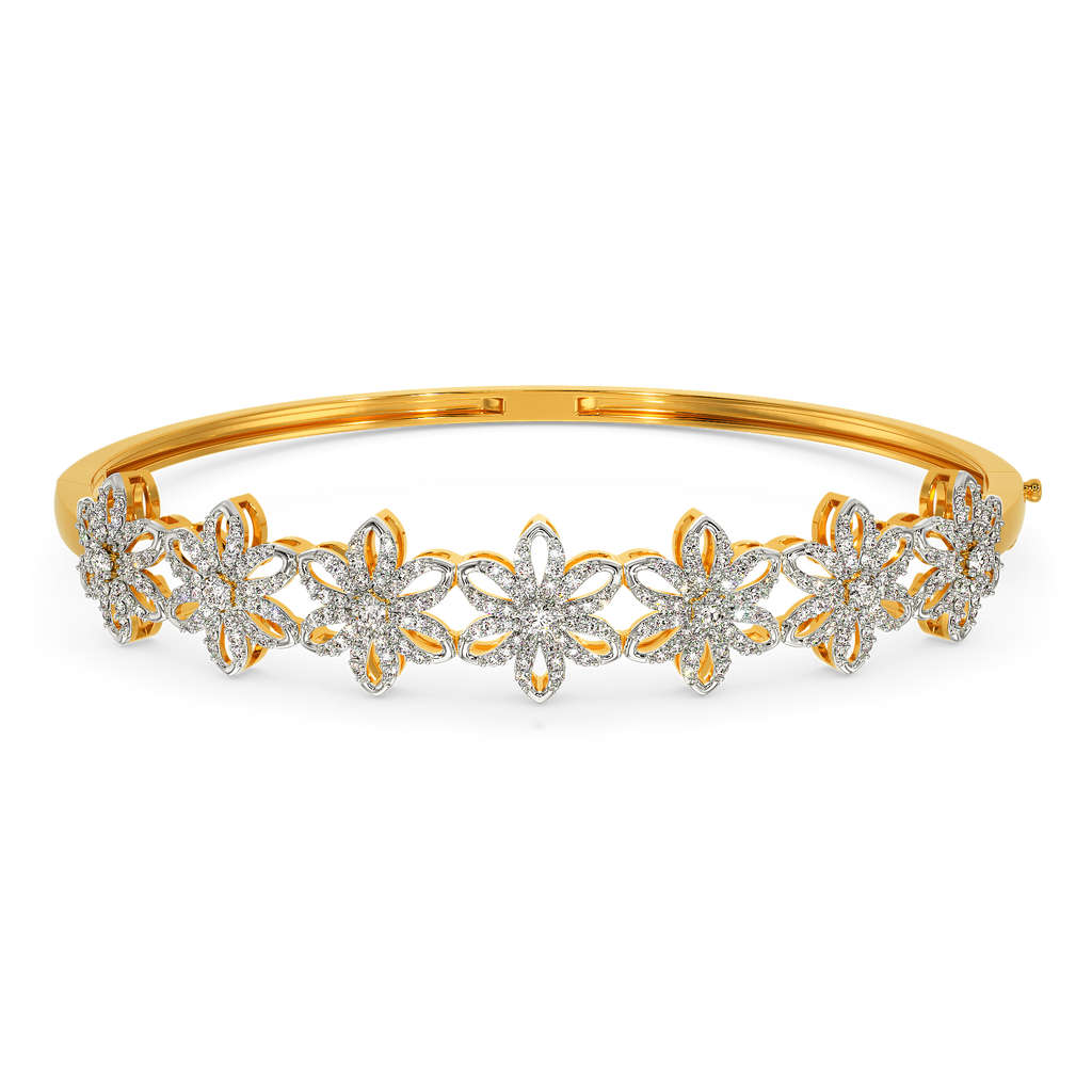 Season de Flora Diamond Bangles