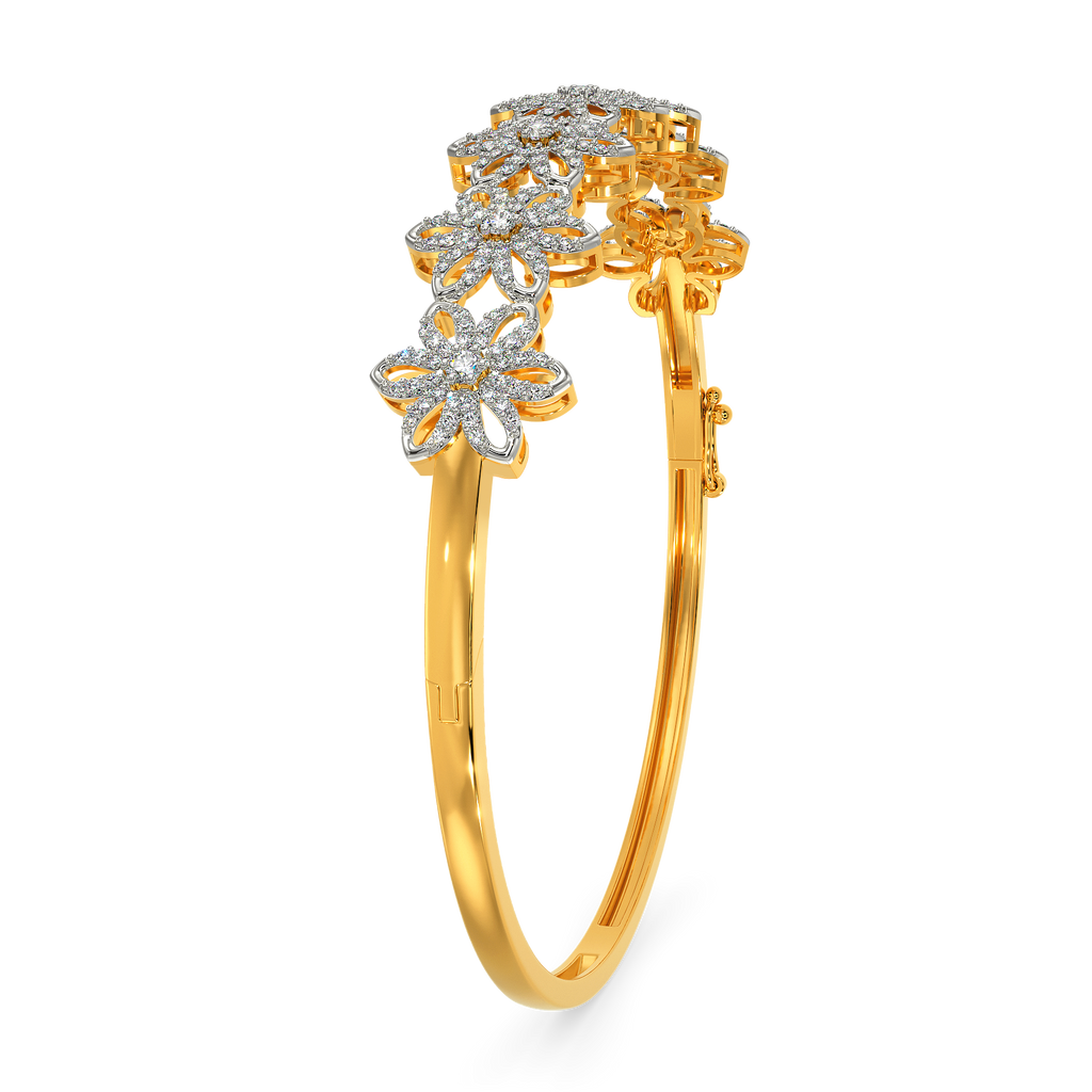 Season de Flora Diamond Bangles