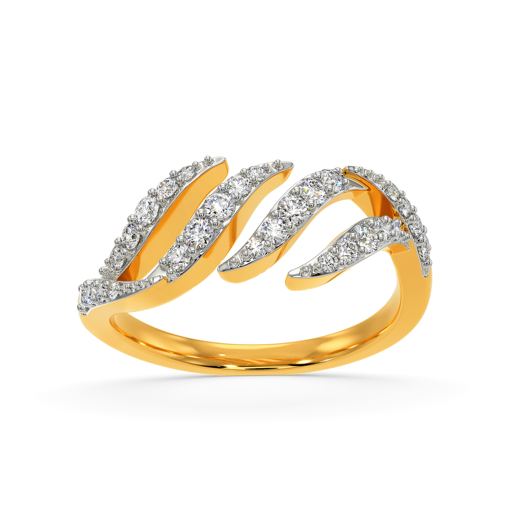 Dramatic Feathers Diamond Rings