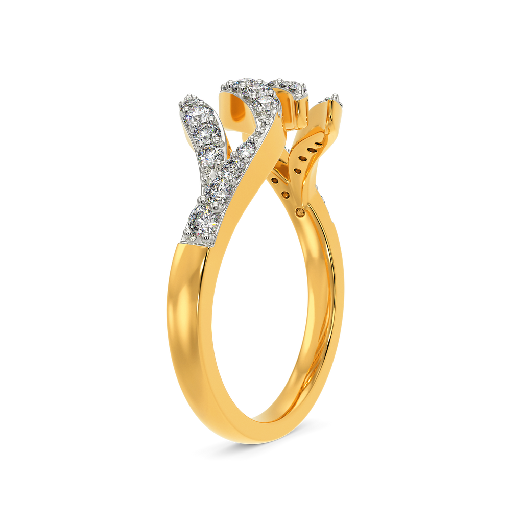 Dramatic Feathers Diamond Rings
