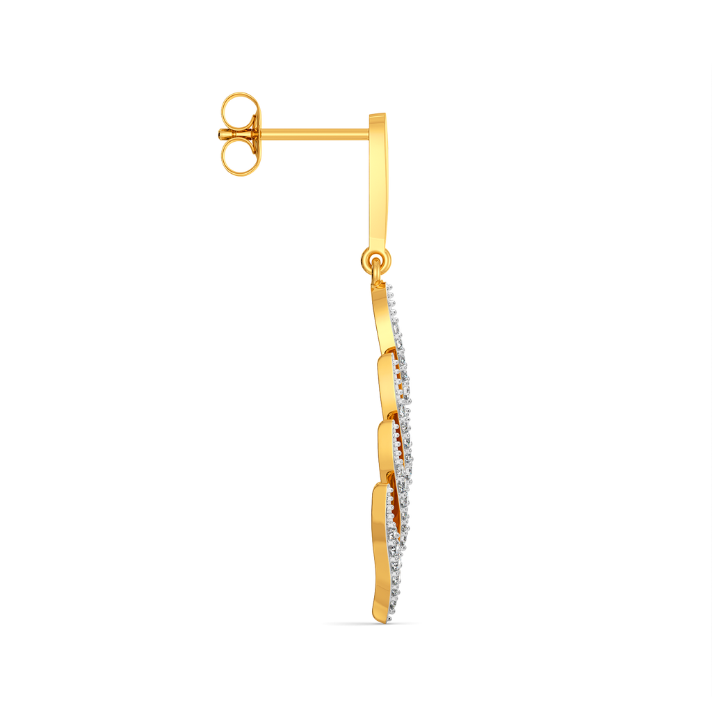 Feather Freedom Diamond Earrings