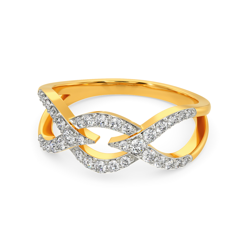Feather Freedom Diamond Rings