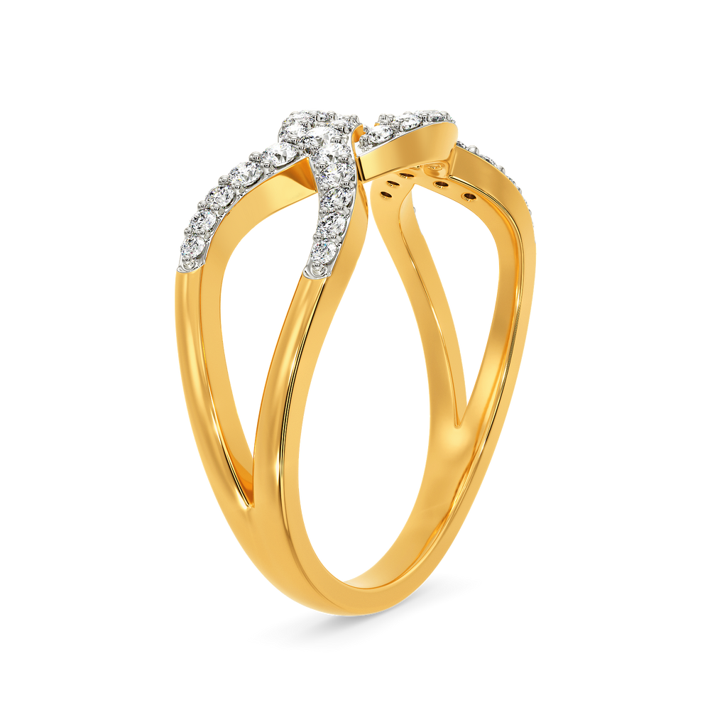 Feather Freedom Diamond Rings