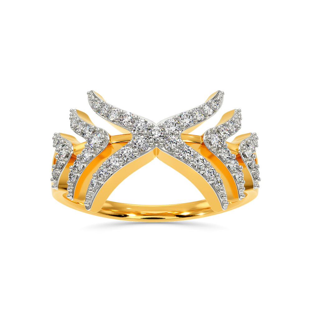 Show your Feathers Diamond Rings